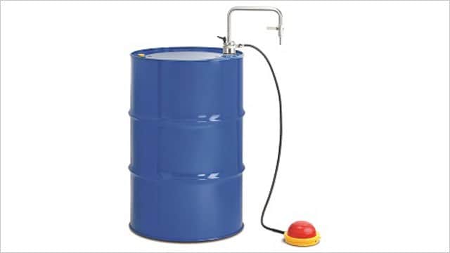 Solvents withdrawal system manual drums 200l foot