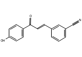 3-(3-(4-Hydroxyphenyl)-3-oxoprop-1-en-1-yl)benzonitrile, 94064-77-4, undefined, 