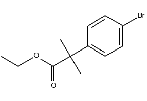 Ethyl 2-(4-bromophenyl)-2-methylpropanoate, 32454-36-7, undefined, 