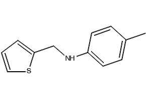 4-Methyl-N-(thiophen-2-ylmethyl)aniline, 3139-30-8, undefined, 