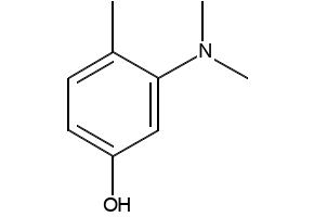 3-(Dimethylamino)-4-methylphenol, 119-31-3, undefined, 