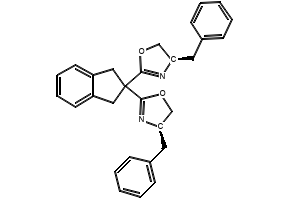 (4R,4'R)-2,2'-(2,3-Dihydro-1H-indene-2,2-diyl)bis(4-benzyl-4,5-dihydrooxazole), 2757082-00-9, undefined, 