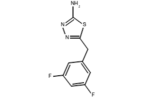 5-(3,5-Difluorobenzyl)-1,3,4-thiadiazol-2-amine, 1239311-42-2, undefined, 