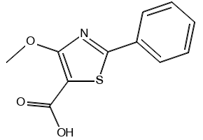 4-Methoxy-2-phenylthiazole-5-carboxylic acid, 1160262-47-4, undefined, 