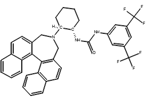 N-[3,5-Bis(trifluoromethyl)phenyl]-N'-[(1S,2S)-2-[(11bR)-3,5-dihydro-4H-dinaphth[2,1-c:1',2'-e]azepin-4-yl]cyclohexyl]urea, 1069114-13-1, undefined, 