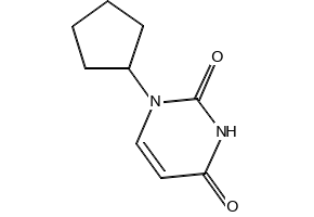 1-Cyclopentylpyrimidine-2,4(1H,3H)-dione, 13345-72-7, undefined, 
