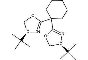 (4S,4'S)-2,2'-(Cyclohexane-1,1-diyl)bis(4-(tert-butyl)-4,5-dihydrooxazole), 298693-04-6, undefined, 