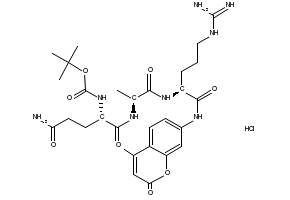Boc-Gln-Ala-Arg-AMC hydrochloride, 201849-55-0, undefined, 