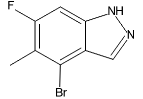 4-Bromo-6-fluoro-5-methyl-1H-indazole, 2241720-66-9, undefined, 