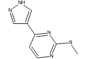 2-(Methylthio)-4-(1H-pyrazol-4-yl)pyrimidine, 77168-38-8, undefined, 