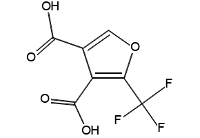 2-(Trifluoromethyl)furan-3,4-dicarboxylic acid, 91324-01-5, undefined, 
