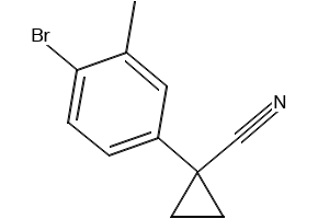 1-(4-Bromo-3-methylphenyl)cyclopropane-1-carbonitrile, 1314760-71-8, undefined, 