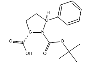 (2S,5S)-1-tert-butoxycarbonyl-5-phenyl-pyrrolidine-2-carboxylic acid, 1393921-01-1, undefined, 