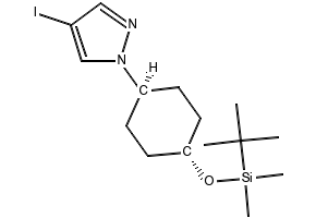 1-(trans-4-((tert-Butyldimethylsilyl)oxy)cyclohexyl)-4-iodo-1H-pyrazole, 1257997-18-4, undefined, 