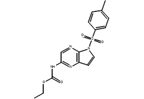 Ethyl (5-tosyl-5H-pyrrolo[2,3-b]pyrazin-2-yl)carbamate, 1869118-24-0, undefined, 