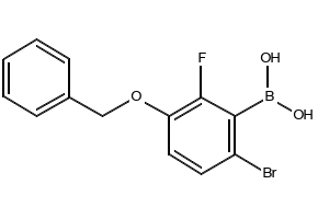 3-Benzyloxy-6-bromo-2-fluorophenylboronic acid, 957035-10-8, undefined, 