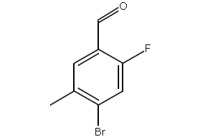 4-Bromo-2-fluoro-5-methylbenzaldehyde, 916792-23-9, undefined, 