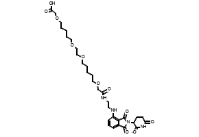 Pomalidomide-C2-amido-(C1-O-C5-O-C1)2-COOH, 2351103-63-2, undefined, 