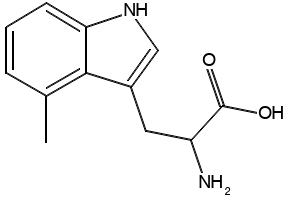 2-Amino-3-(4-methyl-1H-indol-3-yl)propanoic acid, 1954-45-6, undefined, 