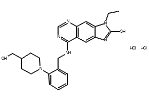 Thioquinapiperifil dihydrochloride, 204077-66-7, undefined, 