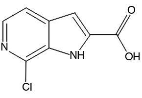 7-Chloro-1H-pyrrolo[2,3-c]pyridine-2-carboxylic acid, 867034-08-0, undefined, 