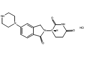 (S)-3-(1-Oxo-5-(piperazin-1-yl)isoindolin-2-yl)piperidine-2,6-dione hydrochloride, 2520107-65-5, undefined, 