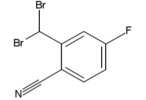 2-(Dibromomethyl)-4-fluorobenzonitrile, 1485536-93-3, undefined, 