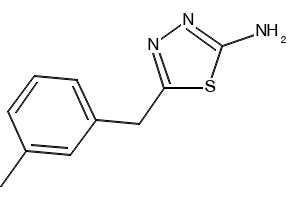 5-(3-Methylbenzyl)-1,3,4-thiadiazol-2-amine, 39181-46-9, undefined, 