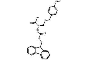 (S)-2-((((9H-Fluoren-9-yl)methoxy)carbonyl)amino)-3-((4-methoxybenzyl)thio)propanoic acid, 200354-43-4, undefined, 