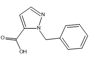 1-Benzyl-1H-pyrazole-5-carboxylic acid, 87581-74-6, undefined, 