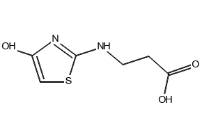 3-((4-Oxo-4,5-dihydrothiazol-2-yl)amino)propanoic acid, 797027-57-7, undefined, 