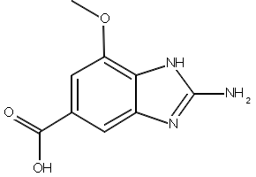 2-Amino-7-methoxy-1H-benzo[d]imidazole-5-carboxylic acid, 2172017-91-1, undefined, 
