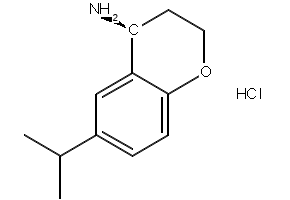 (4s)-6-(Propan-2-yl)-3,4-dihydro-2h-1-benzopyran-4-amine hydrochloride