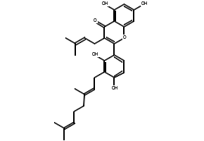 3'-Geranyl-3-prenyl-2',4',5,7-tetrahydroxyflavone, 1334309-44-2, undefined, 
