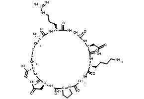 2,2'-((3S,6R,11R,14S,20S,23S,31aS)-11-Amino-23-(4-aminobutyl)-6-carboxy-14-(3-guanidinopropyl)-1,4,12,15,18,21,24,27-octaoxooctacosahydro-1H-pyrrolo[2,1-j][1,2]dithia[5,8,11,14,17,20,23,26]octaazacyclononacosine-3,20-diyl)diacetic acid