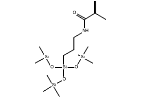 N-(3-(1,1,1,5,5,5-Hexamethyl-3-((trimethylsilyl)oxy)trisiloxan-3-yl)propyl)methacrylamide, 115257-95-9, undefined, 
