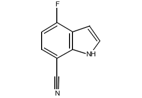 4-Fluoro-1H-indole-7-carbonitrile, 313337-33-6, undefined, 