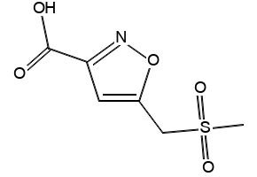 5-((Methylsulfonyl)methyl)isoxazole-3-carboxylic acid, 84654-31-9, undefined, 