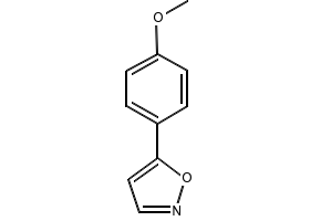 5-(4-Methoxyphenyl)isoxazole, 3672-48-8, undefined, 