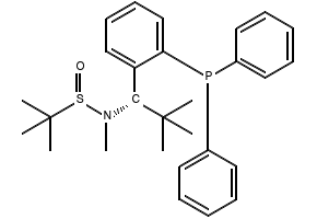 (R)-N-((S)-1-(2-(Diphenylphosphanyl)phenyl)-2,2-dimethylpropyl)-N,2-dimethylpropane-2-sulfinamide, 2454167-14-5, undefined, 