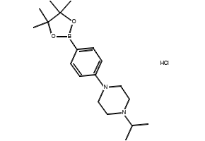 1-Isopropyl-4-(4-(4,4,5,5-tetramethyl-1,3,2-dioxaborolan-2-yl)phenyl)piperazine hydrochloride, 2828440-08-8, undefined, 