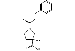 1-((Benzyloxy)carbonyl)-3-fluoropyrrolidine-3-carboxylic acid, 1432680-43-7, undefined, 