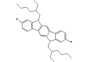 3,9-Dibromo-5,11-bis(2-ethylhexyl)-5,11-dihydroindolo[3,2-b]carbazole, 882066-04-8, undefined, 