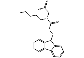N-(((9H-fluoren-9-yl)methoxy)carbonyl)-N-pentylglycine, 2044871-59-0, undefined, 