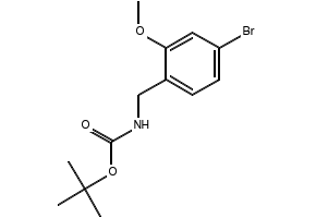 1,1-Dimethylethyl N-[(4-bromo-2-methoxyphenyl)methyl]carbamate, 1402664-44-1, undefined, 