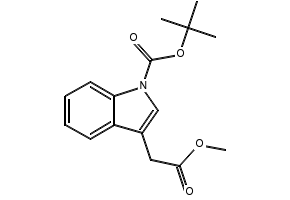 tert-Butyl 3-(2-methoxy-2-oxoethyl)-1H-indole-1-carboxylate, 370562-34-8, undefined, 