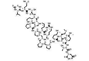 (S)-2-((3S,6S,9S,12S)-9-(3-Amino-3-oxopropyl)-1-((S)-1-((S)-1-((3S,6S,9S,12S)-1-((S)-1-((S)-1-((2S,5S,8S,11S,14S)-14-amino-8-(3-amino-3-oxopropyl)-2-(4-aminobutyl)-5-(hydroxymethyl)-11-isopropyl-4,7,10,13-tetraoxo-3,6,9,12-tetraazapentadecan-1-oyl)pyrrolidine-2-carbonyl)pyrrolidin-2-yl)-6-(4-aminobutyl)-12-(carboxymethyl)-9-(3-guanidinopropyl)-3-(hydroxymethyl)-1,4,7,10-tetraoxo-2,5,8,11-tetraazatridecan-13-oyl)pyrrolidine-2-carbonyl)pyrrolidin-2-yl)-3-(4-aminobutyl)-12-((R)-1-hydroxyethyl)-6-(2-(methylthio)ethyl)-1,4,7,10-tetraoxo-2,5,8,11-tetraazatridecanamido)succinic acid