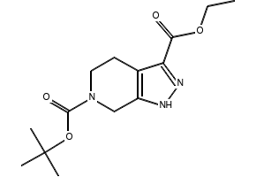 6-(tert-Butyl) 3-ethyl 1,4,5,7-tetrahydro-6H-pyrazolo[3,4-c]pyridine-3,6-dicarboxylate, 821785-75-5, undefined, 