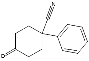 4-Oxo-1-phenylcyclohexanecarbonitrile