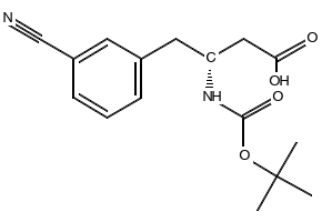 (R)-3-((tert-Butoxycarbonyl)amino)-4-(3-cyanophenyl)butanoic acid, 269726-83-2, undefined, 